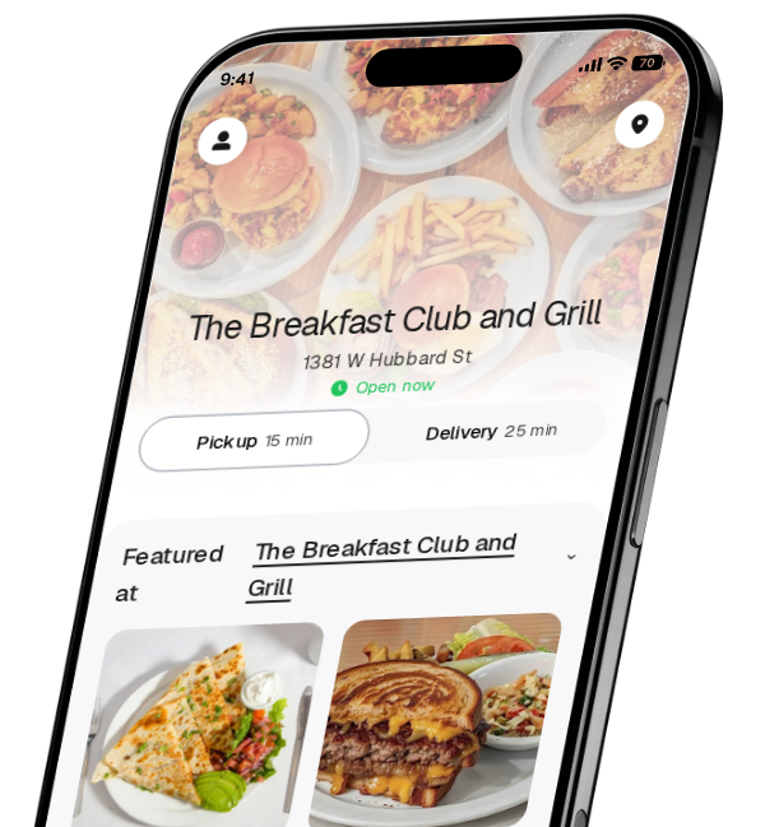 The Breakfast Club and Grill app preview