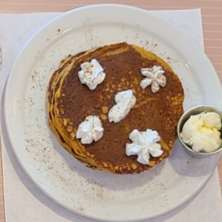 Pumpkin Pancakes, full stack