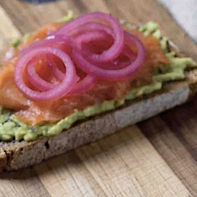 Smoked Salmon Avocado Toast.