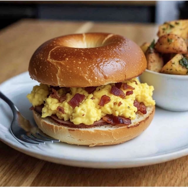 Bagel Sandwich.