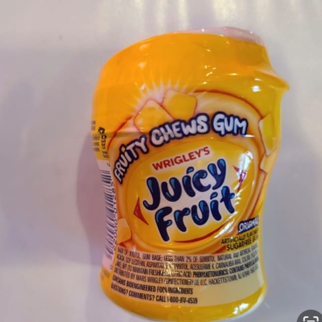Wrigleys Juicy Fruit, 40 chewy pieces.