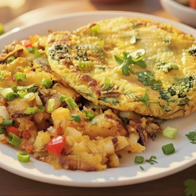 Spinach & Tomato Frittata.