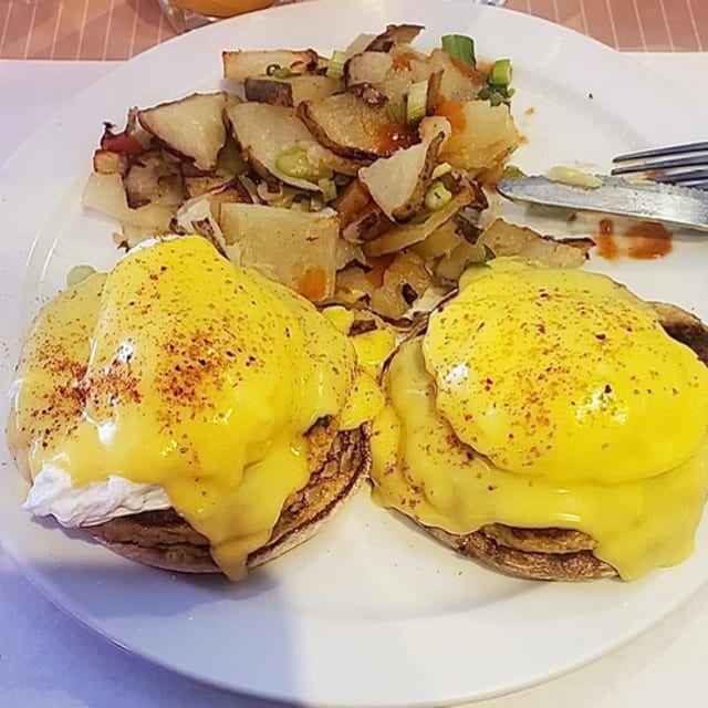 Crab Cake Benedict.