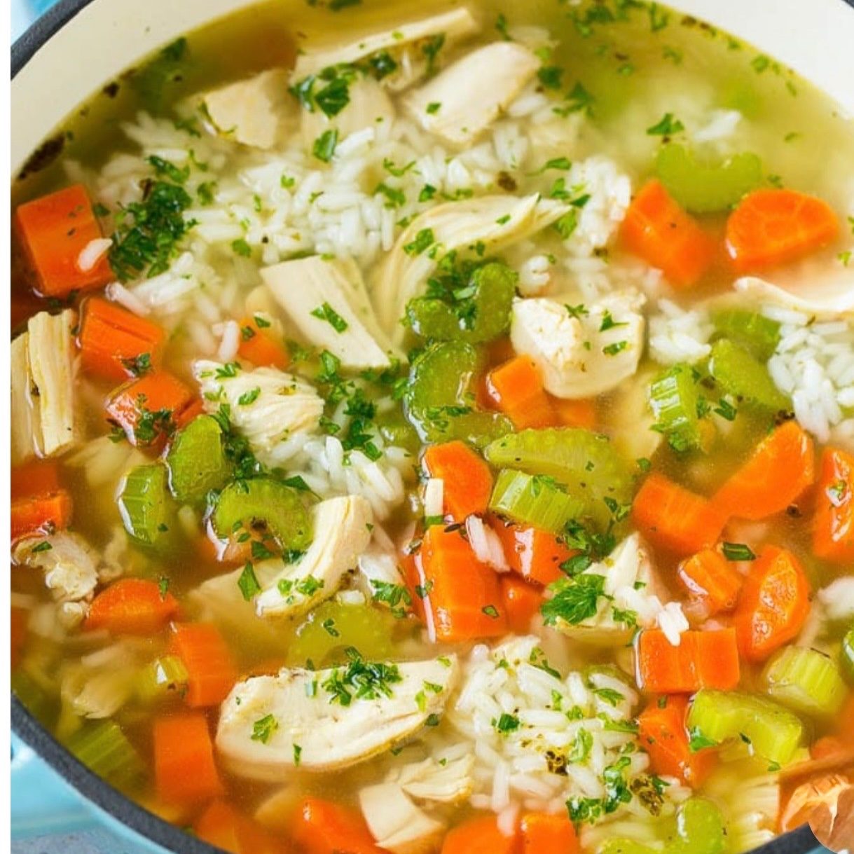 Chicken & Rice Soup, Bowl.