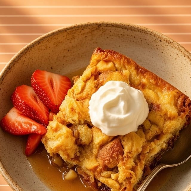 Homemade Kentucky Bread Pudding.