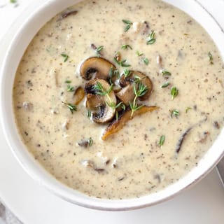 Cream of Mushroom Soup, Bowl
